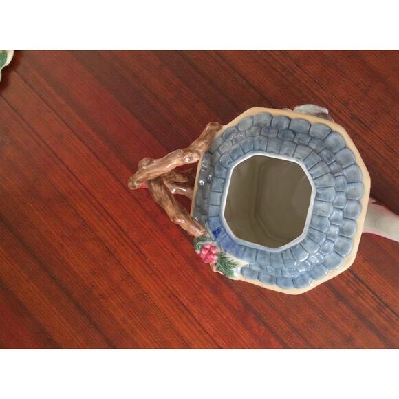 Fitz and Floyd English Garden Collection Teapot with Lid Handpainted Vintage - Picture 7 of 9